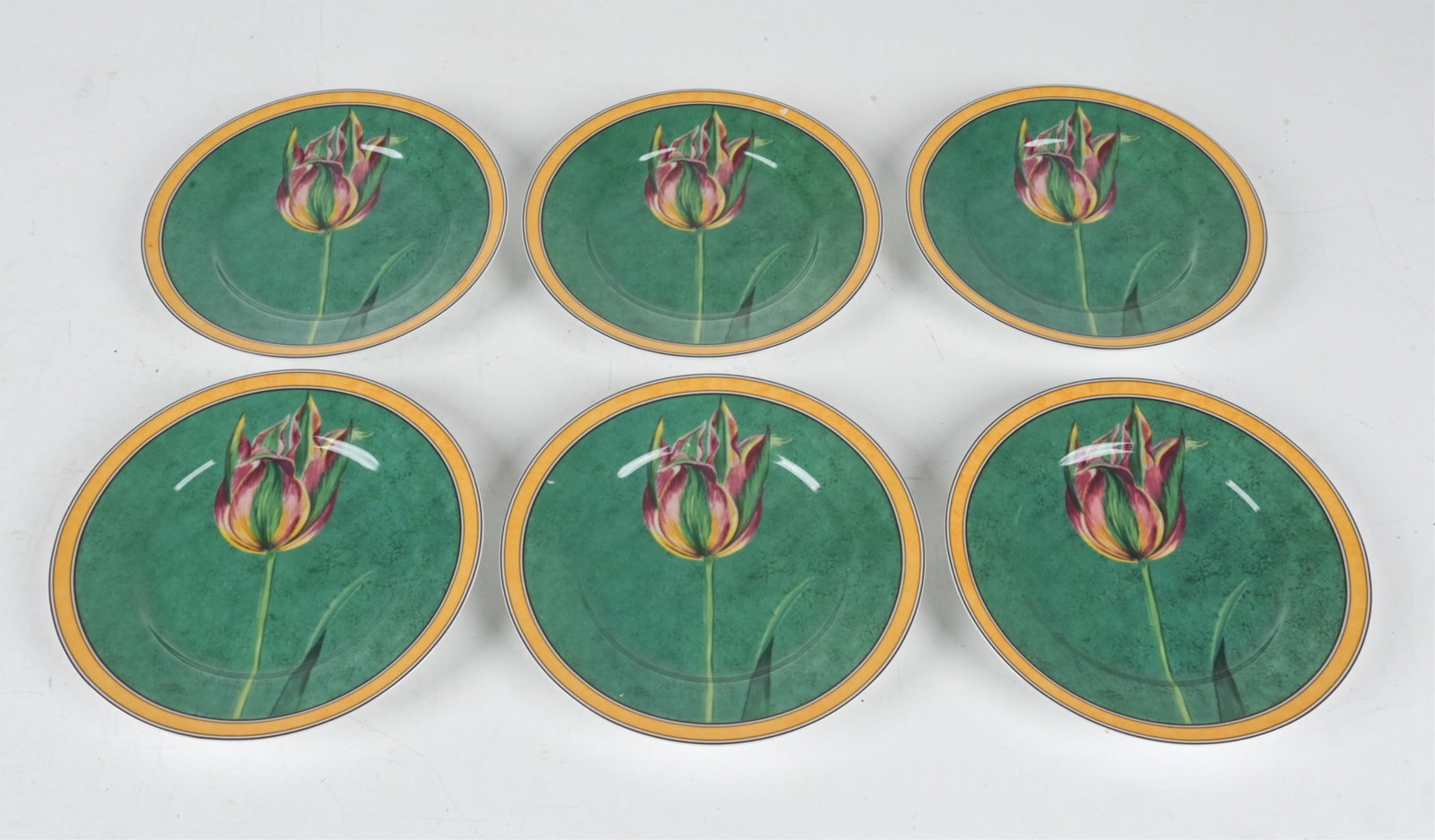 (6) LAURE JAPY LIMOGES TULIPES DESSERT PLATES (1 of 7)