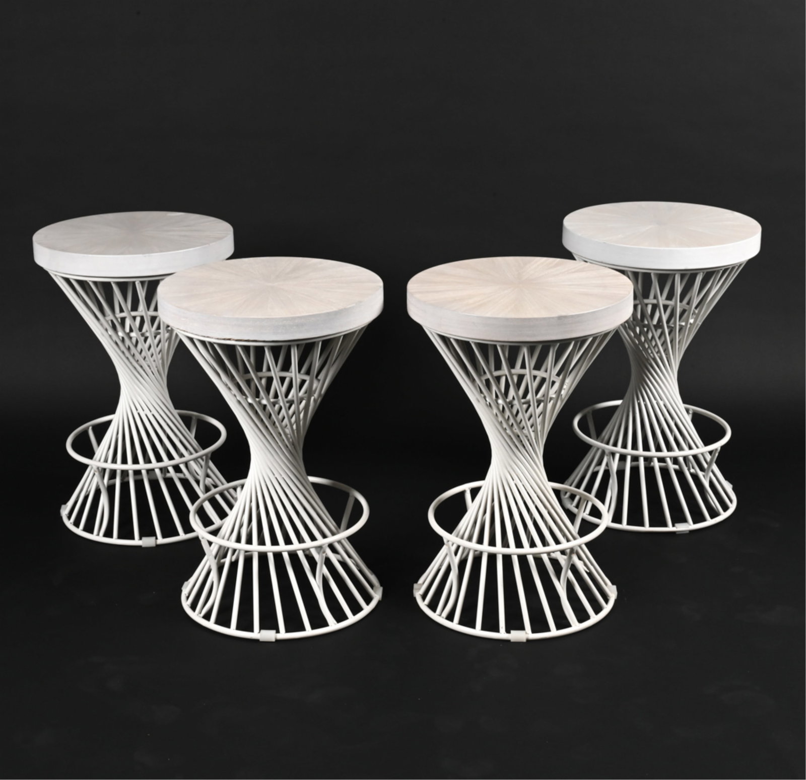 (4) CONTEMPORARY WIRE STOOLS (1 of 19)