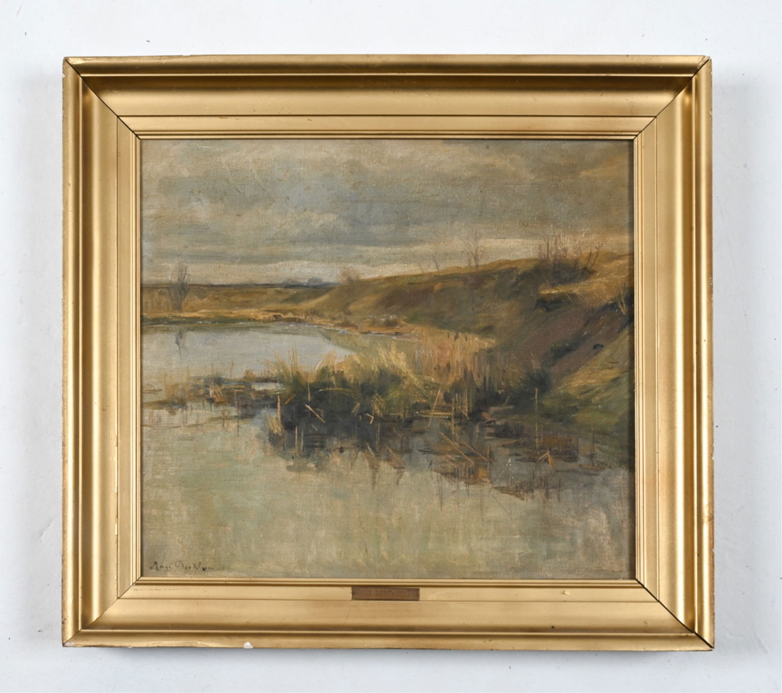 AAGE BERTELSEN, DANISH (1873-1945) O/C LANDSCAPE (1 of 7)