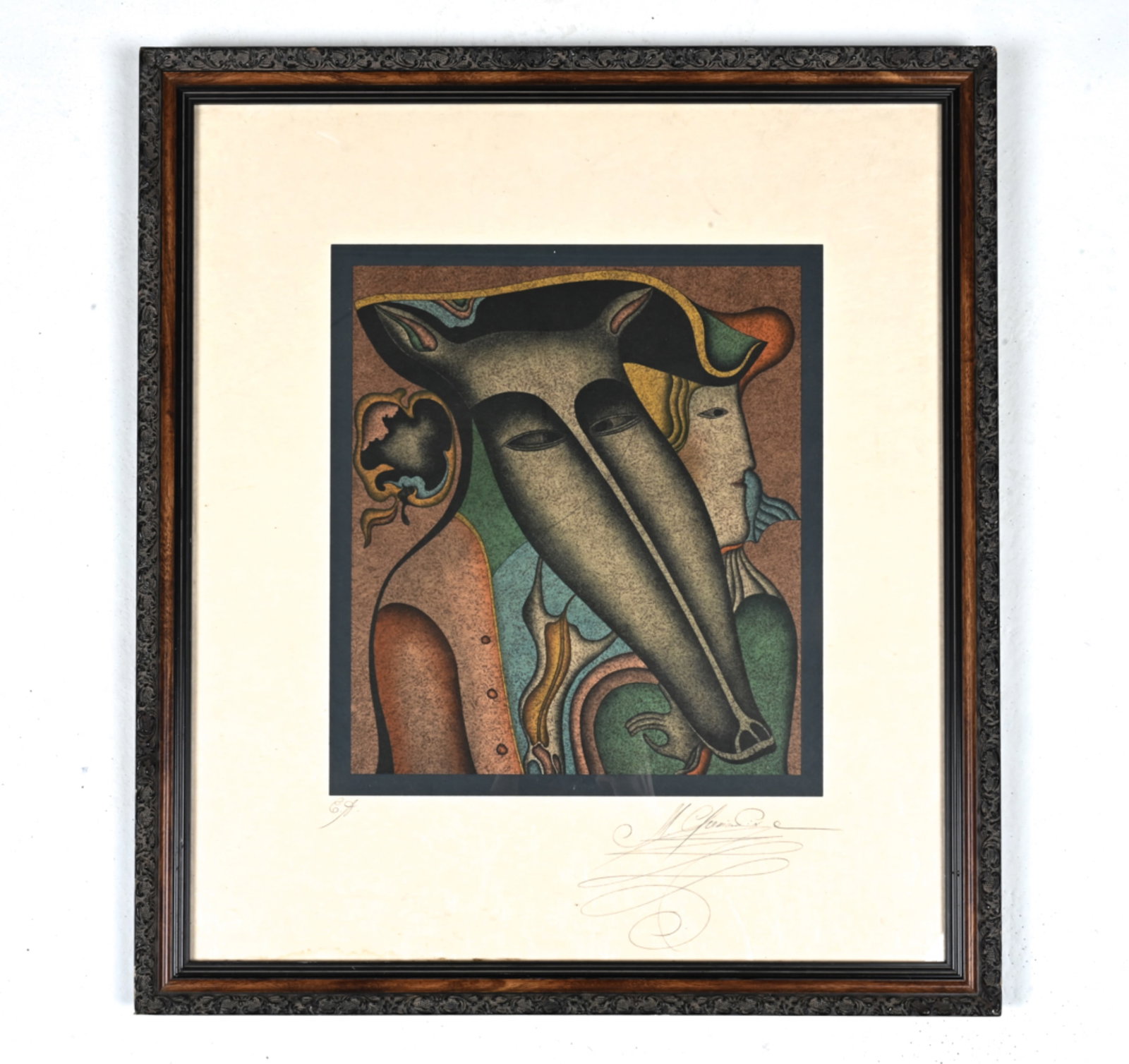 MIHAIL CHEMIAKIN, RUSSIAN (B. 1943) SIGNED LITHO (1 of 8)