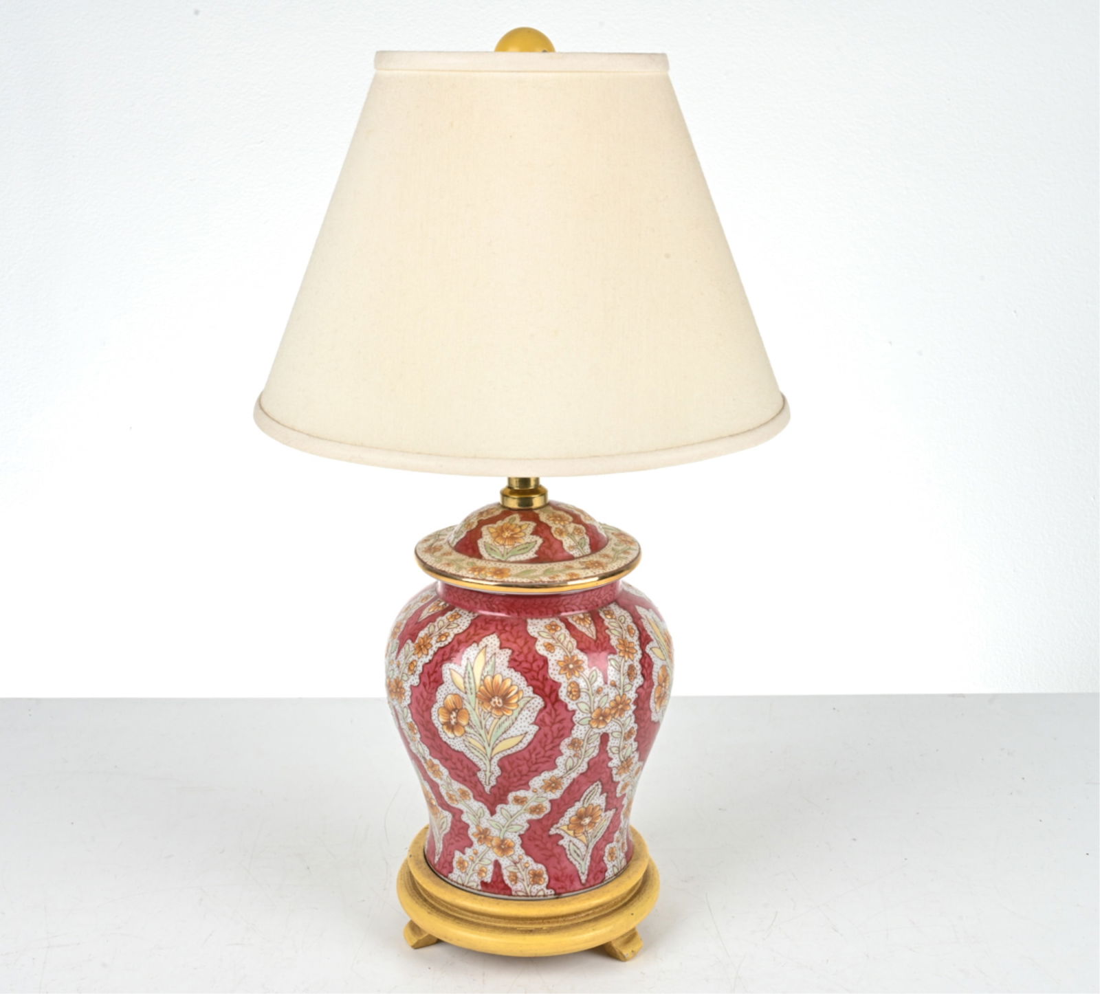 PORCELAIN GINGER JAR TABLE LAMP (1 of 11)