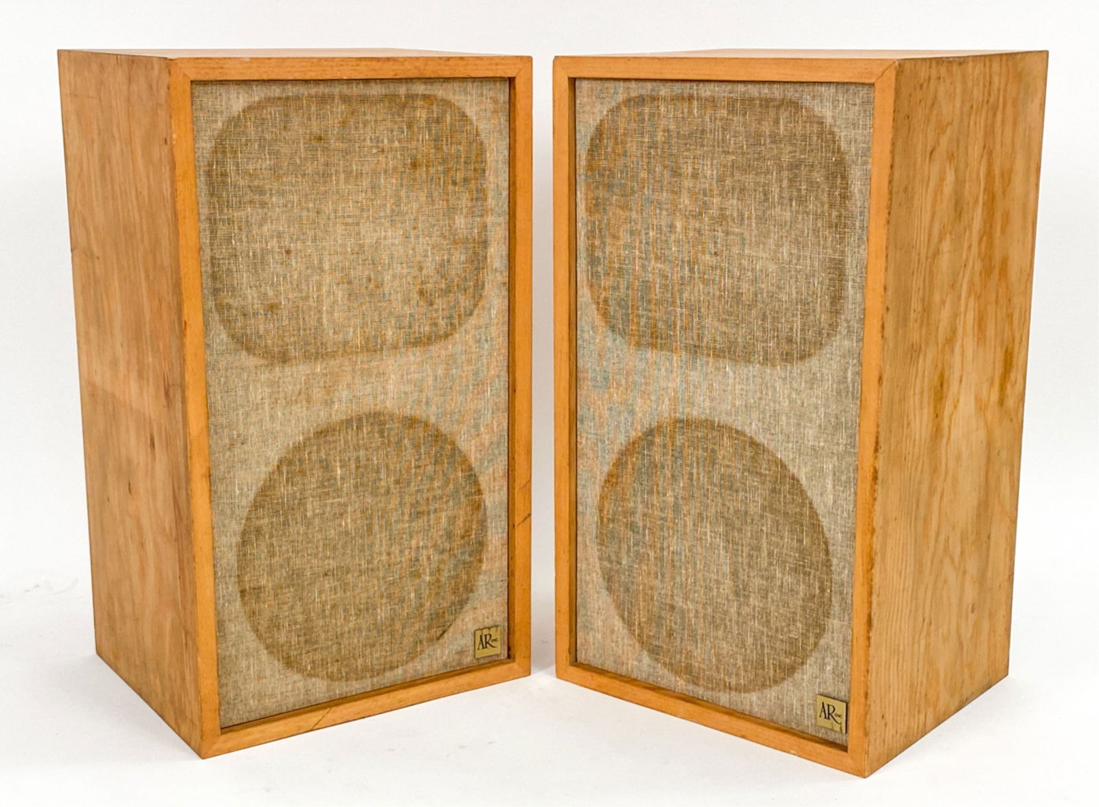 PAIR OF AR 2AX SPEAKERS W/ FIR CABINETS (1 of 13)