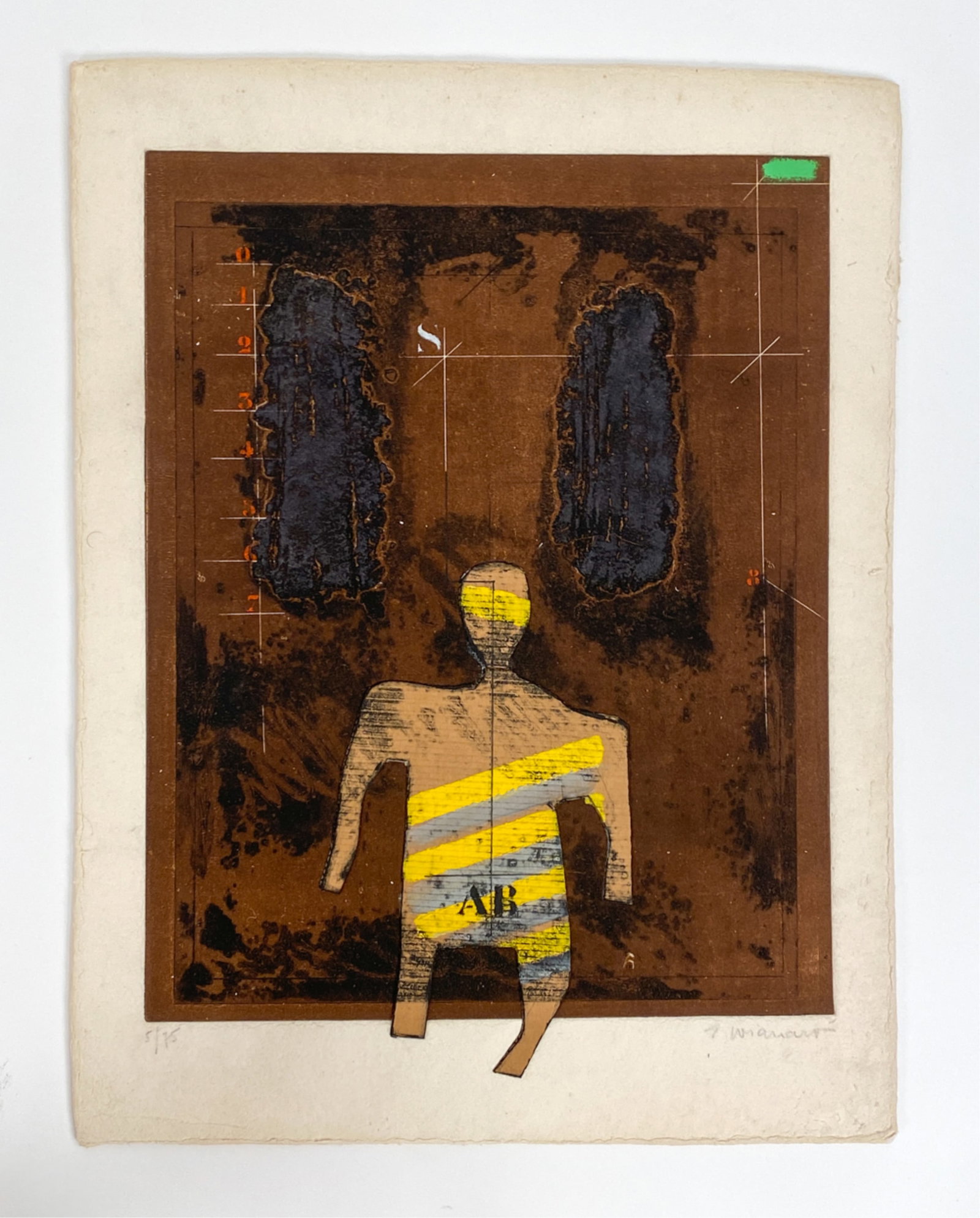 JAMES COIGNARD (1925-2008) CARBORUNDUM ETCHING (1 of 6)