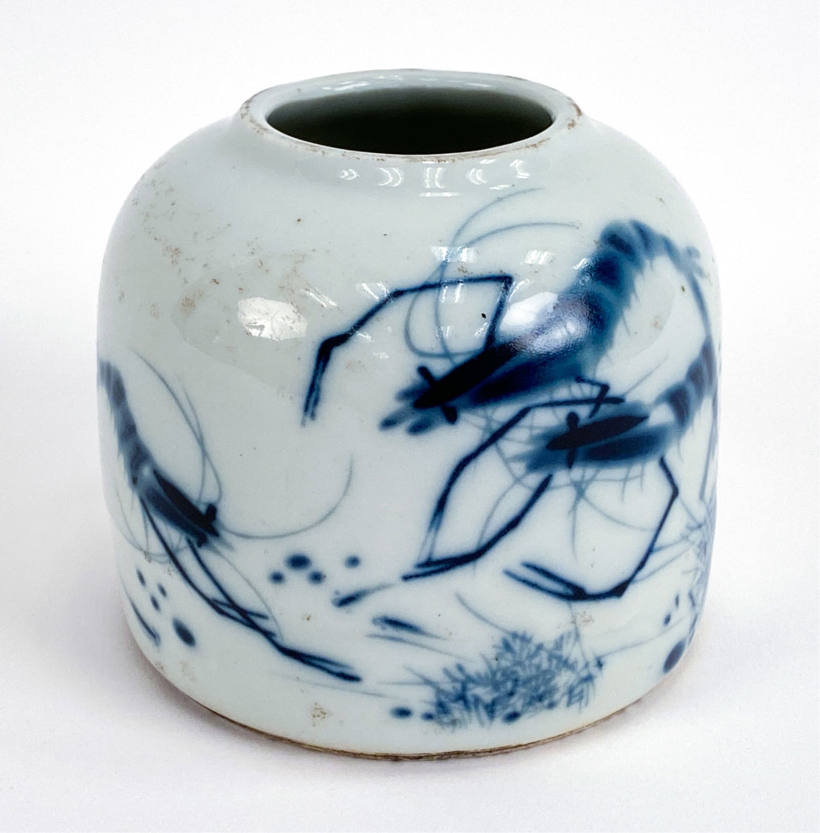 ANTIQUE CHINESE PORCELAIN INK POT (1 of 8)