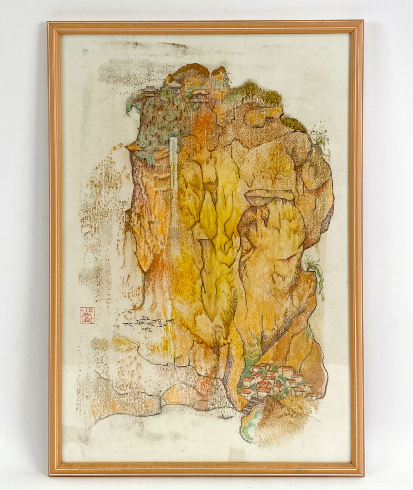 DAVID GEORGE VAN VLIET PASTEL IN CHINESE STYLE (1 of 9)