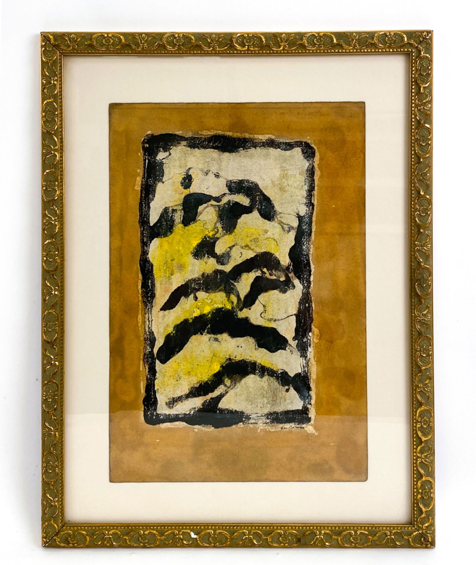 MODERN ABSTRACT MIXED MEDIA, SIGNED (1 of 7)