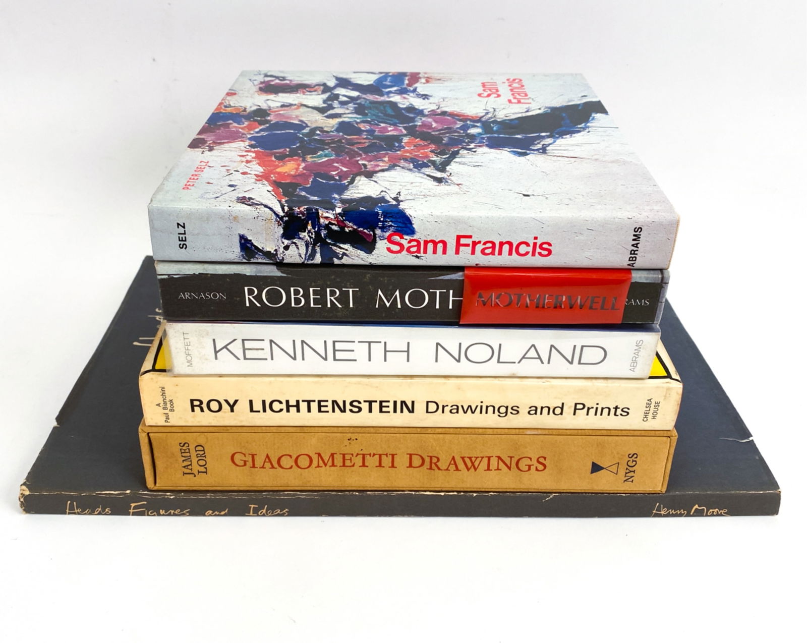 (6) ART BOOKS INCL HENRY MOORE HEADS FIGURES IDEAS (1 of 13)