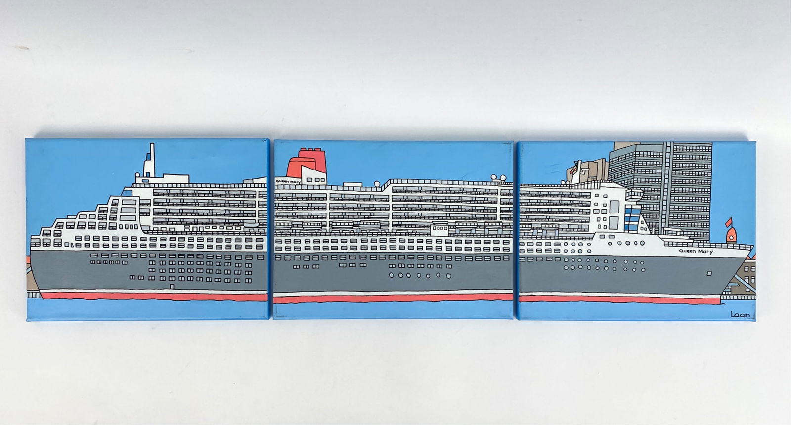 LAAN IRODJOJO, INDONESIAN/DUTCH (B. 1969) TRIPTYCH (1 of 10)