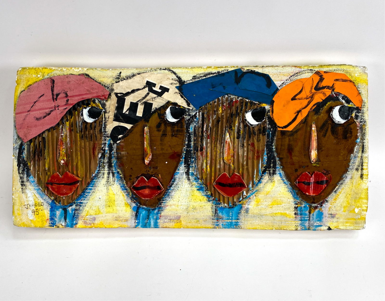 JABOLO, NEW YORK (20TH C.) MIXED MEDIA COLLAGE (1 of 7)