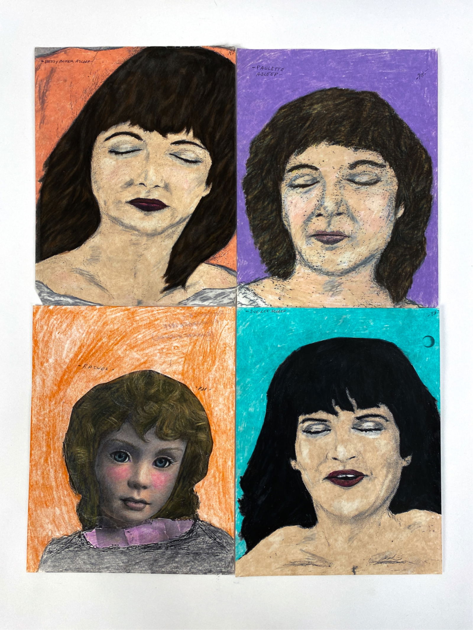 (4) PAUL HUMPHREY MIXED MEDIA PORTRAITS (1 of 14)