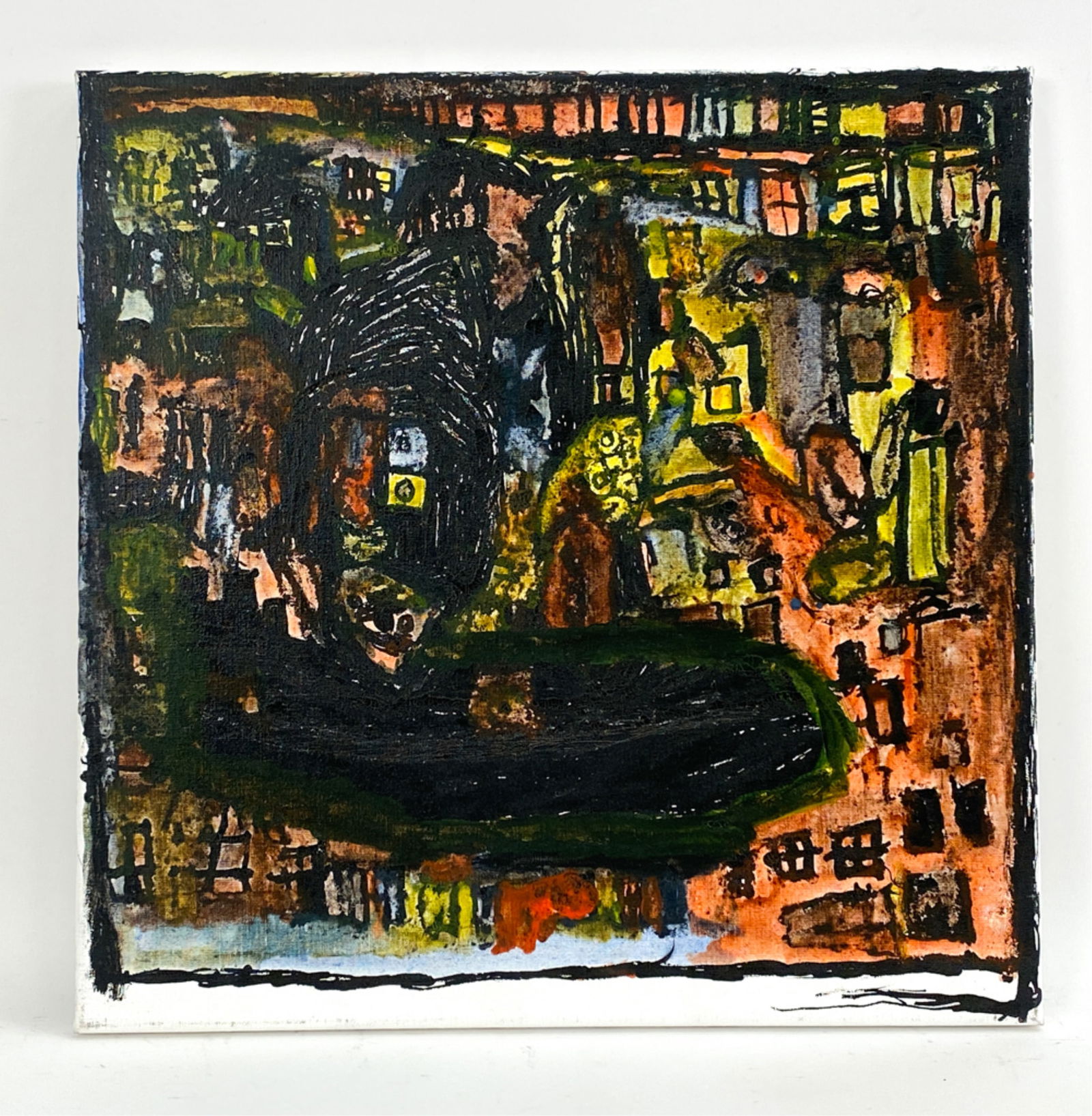 GERRIE VAN BAREN (20TH C.) ACRYLIC ON CANVAS (1 of 7)