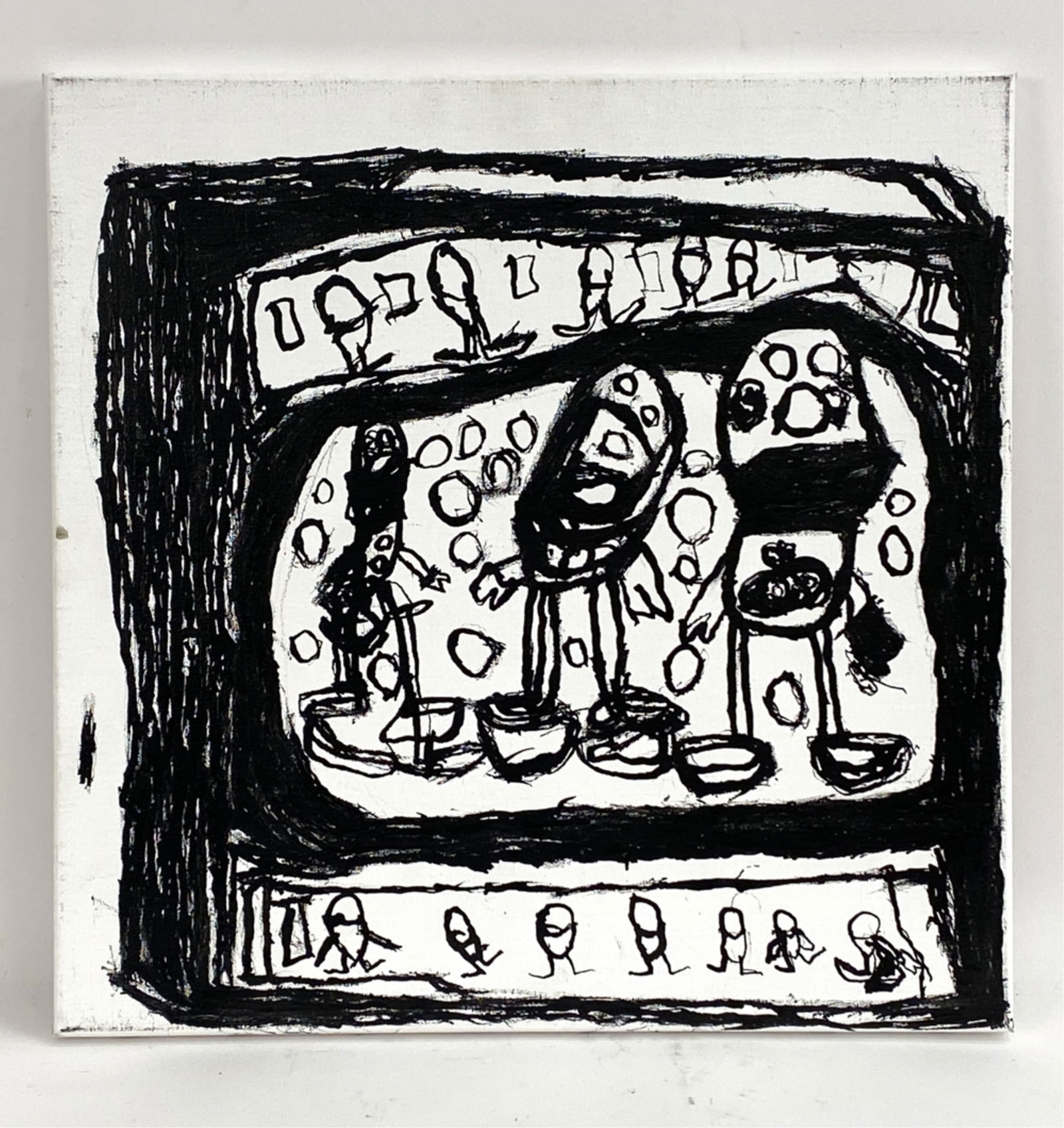 GERRIE VAN BAREN (20TH C.) ACRYLIC ON CANVAS (1 of 6)