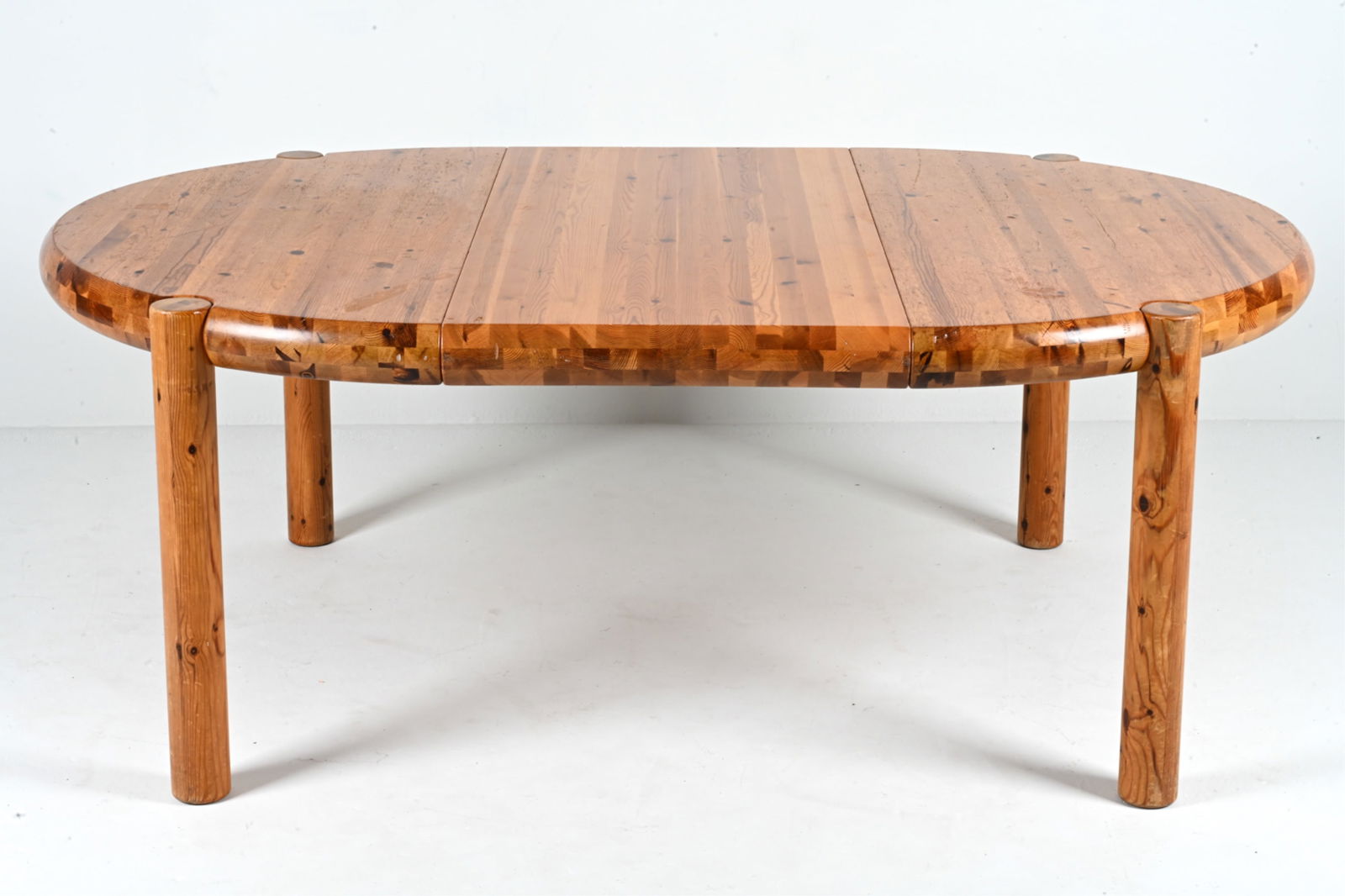 RAINER DAUMILLER PINE DINING TABLE, C. 1970'S (1 of 16)