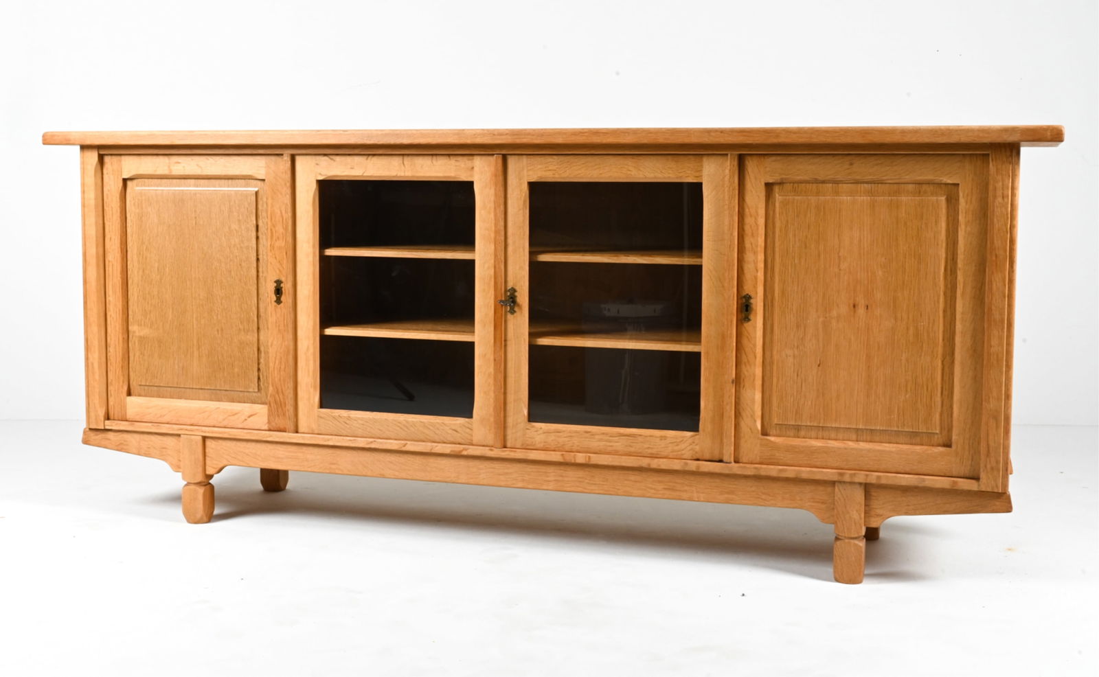 MANNER OF HENNING KJAERNULF OAK SIDEBOARD (1 of 19)