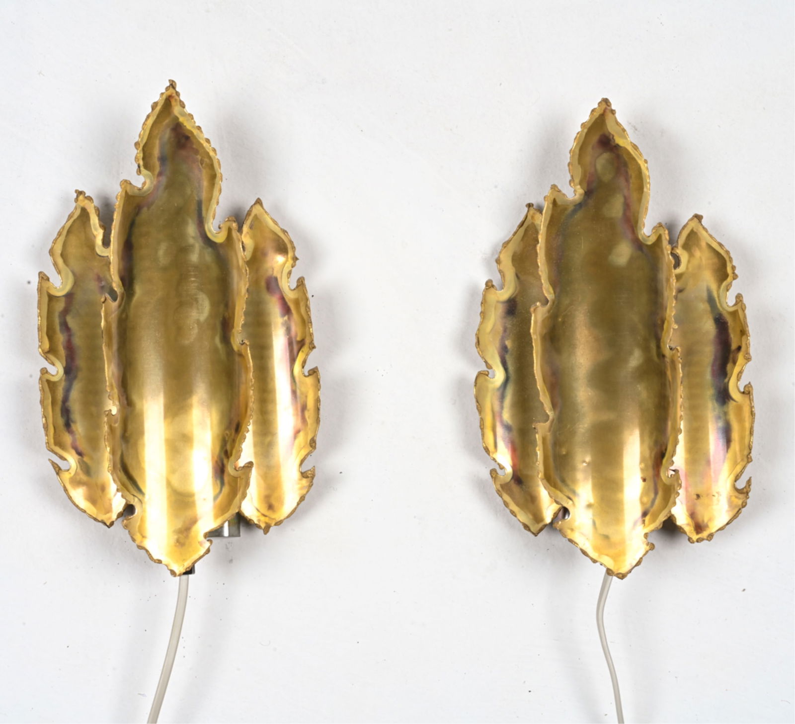 PAIR OF SVEND AAGE HOLM SORENSEN BRUTALIST SCONCES (1 of 11)