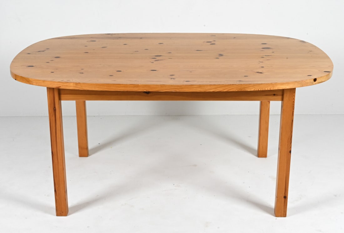 DANISH MODERN DINING TABLE IN SOLID PINE (1 of 14)
