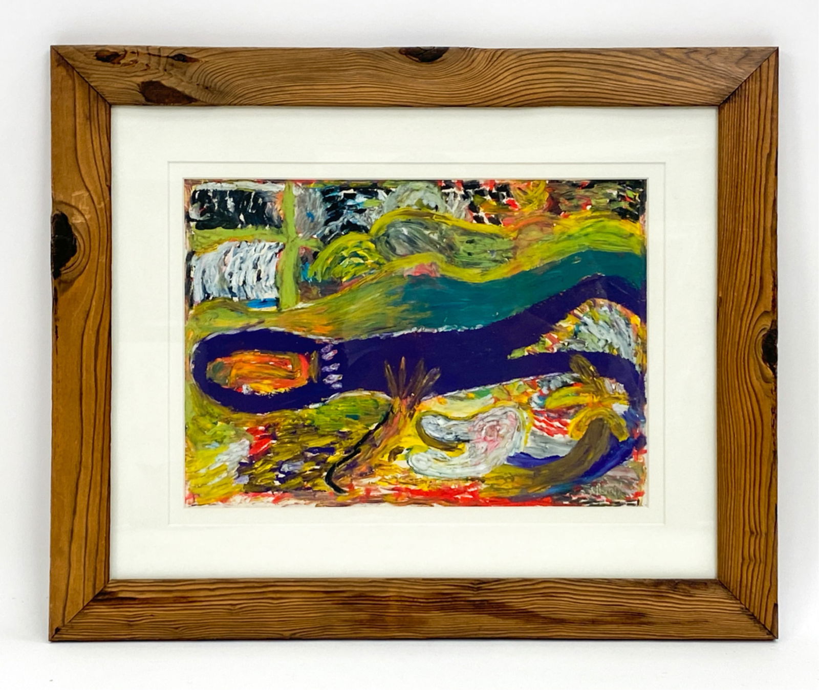 MILTON GEORGE (1939-2008) OIL PASTEL (1 of 6)