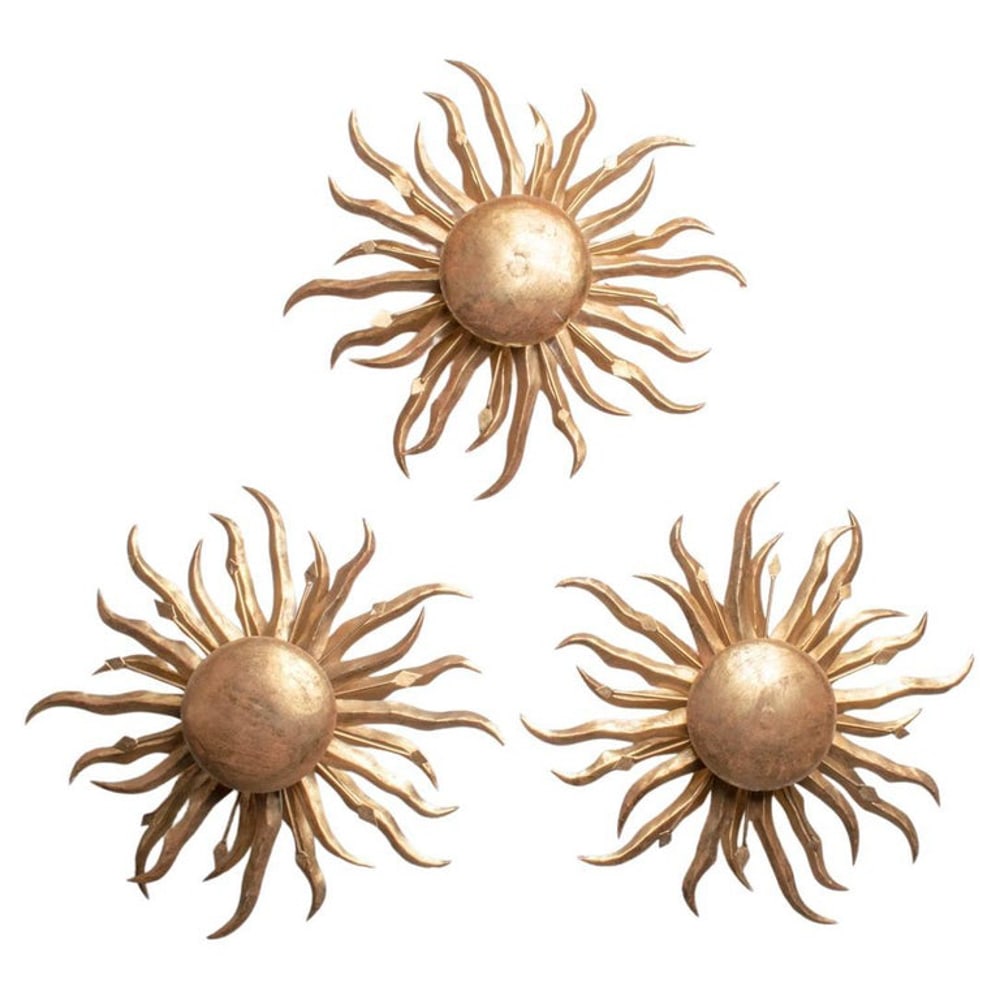 (3) HOLLANDER "SONNE PICCOLA" SUNBURST SCONCES (1 of 17)