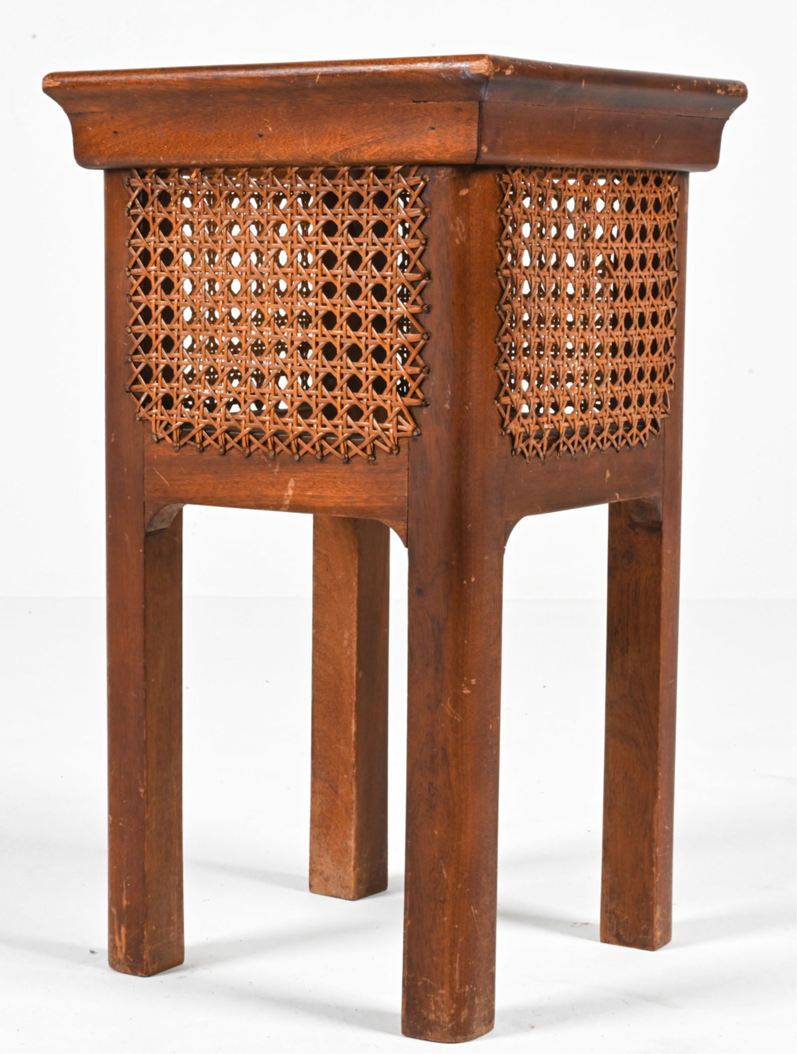 DUTCH AMSTERDAM SCHOOL CANED PLANT STAND (1 of 16)
