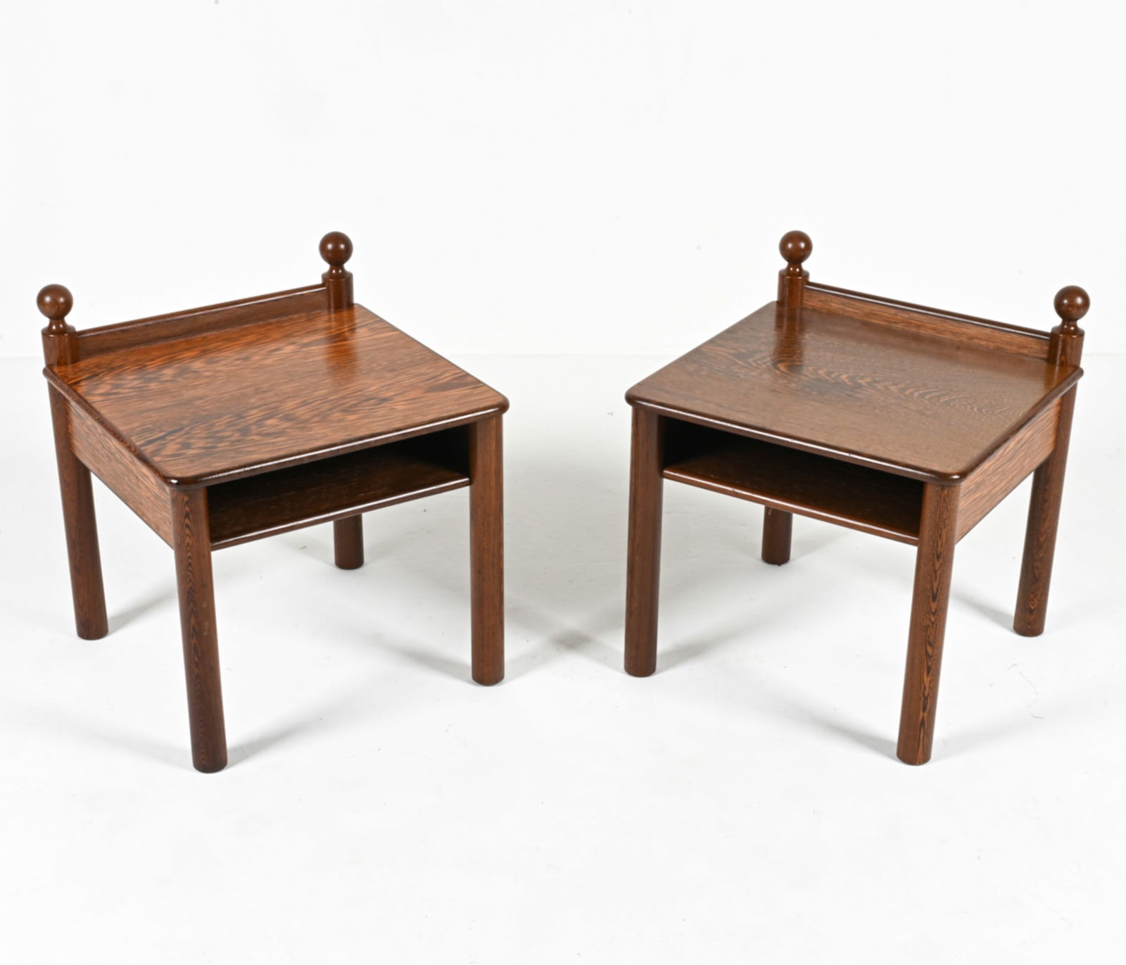 PAIR OF SWEDISH MODERN OAK BEDSIDE TABLES (1 of 15)