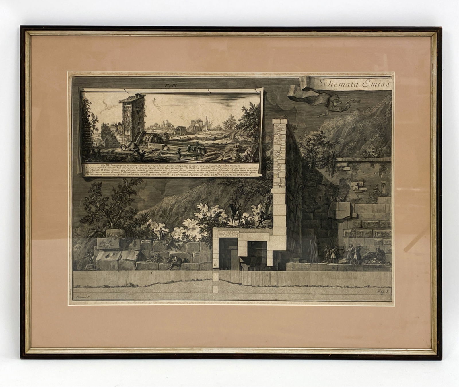 AFTER PIRANESI ARCHITECTURAL ENGRAVING (1 of 8)