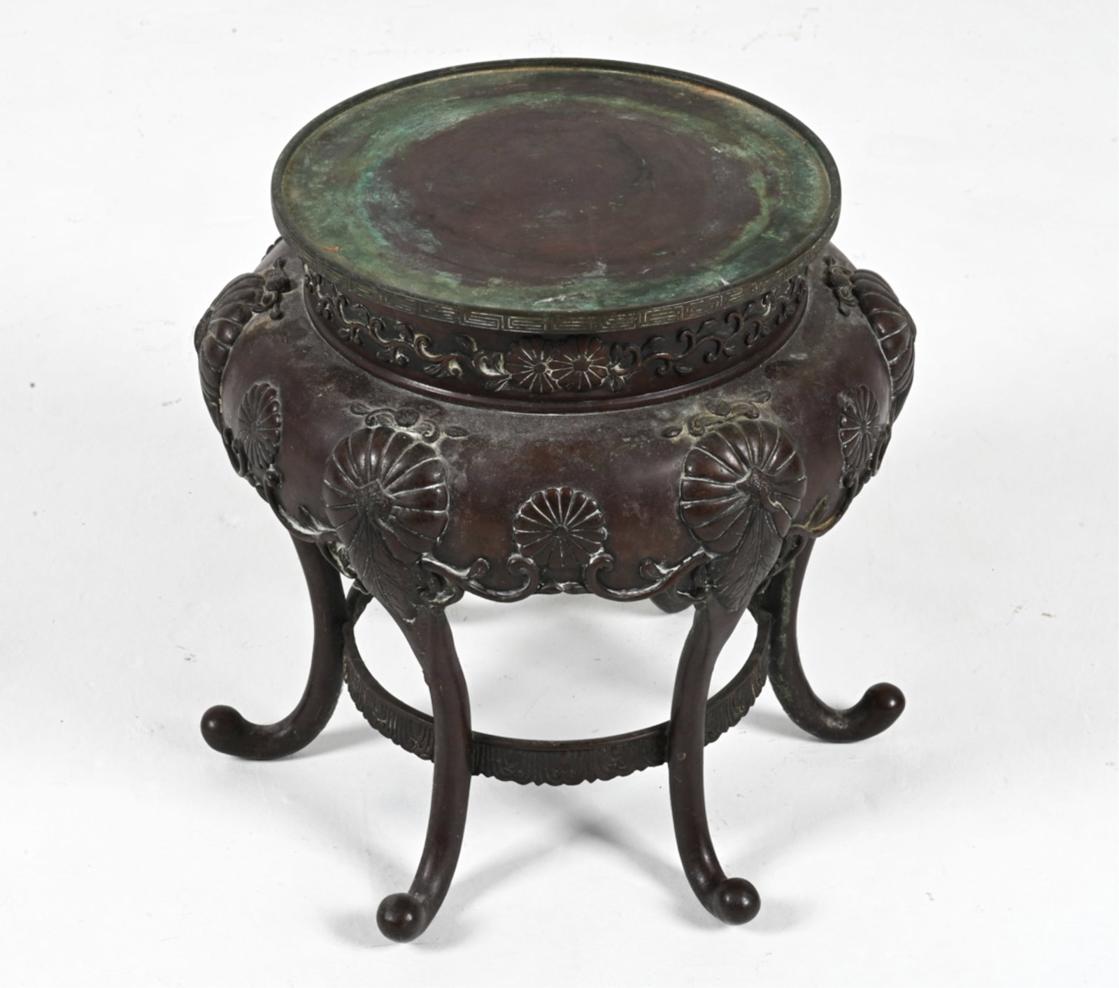 JAPANESE BRONZE PLANT STAND (1 of 13)
