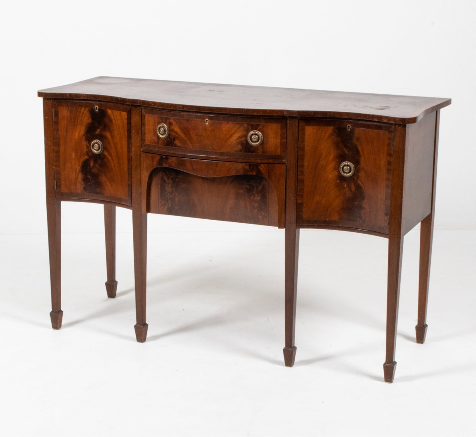 GEORGE III-STYLE MAHOGANY SIDEBOARD (1 of 19)