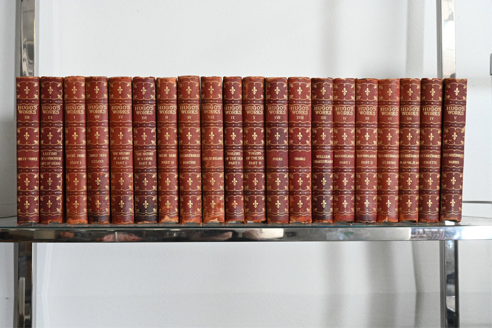 (20) VOLS. WORKS OF VICTOR HUGO, NUMBERED ED. 1908 (1 of 9)