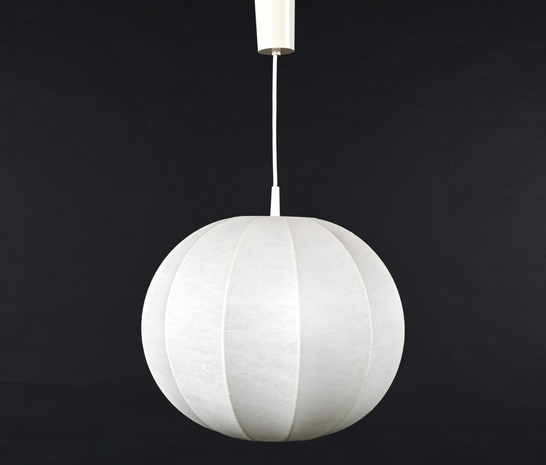 GERMAN MID-CENTURY COCOON PENDANT LIGHT (1 of 9)