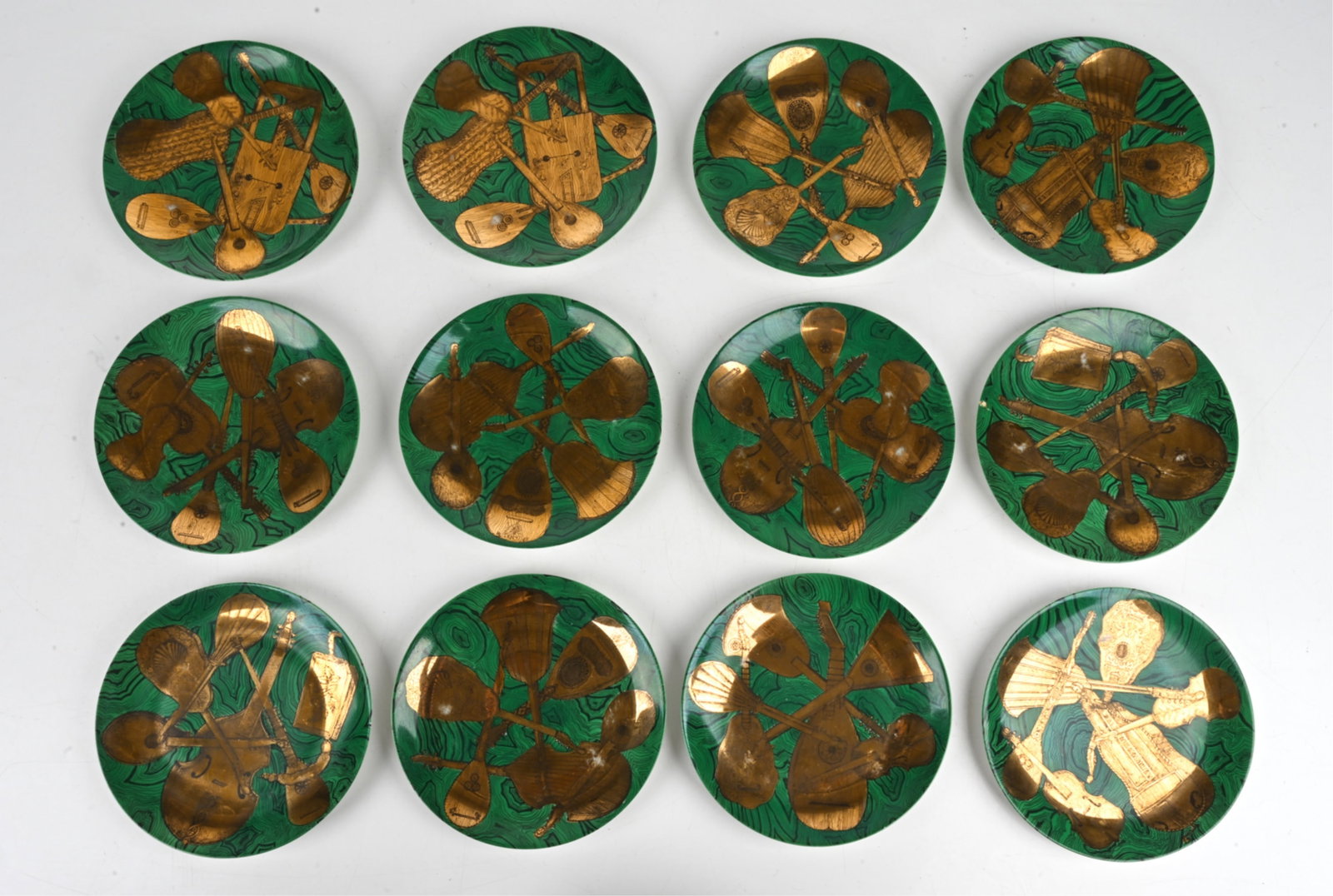 (12) PIERO FORNASETTI STRUMENTI MUSICALI PLATES (1 of 13)