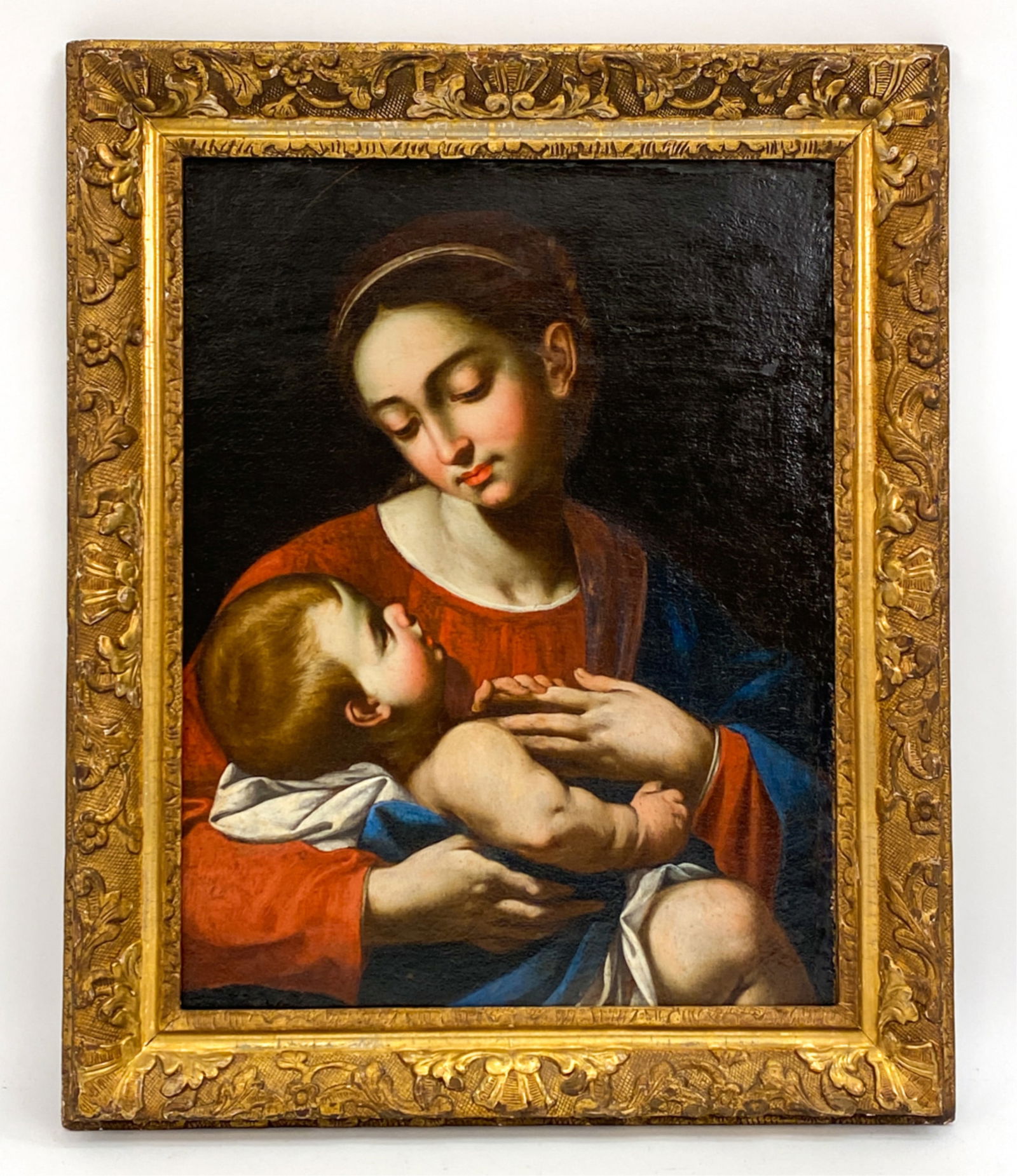17TH C. ITALIAN OLD MASTER MADONNA & CHILD (1 of 8)