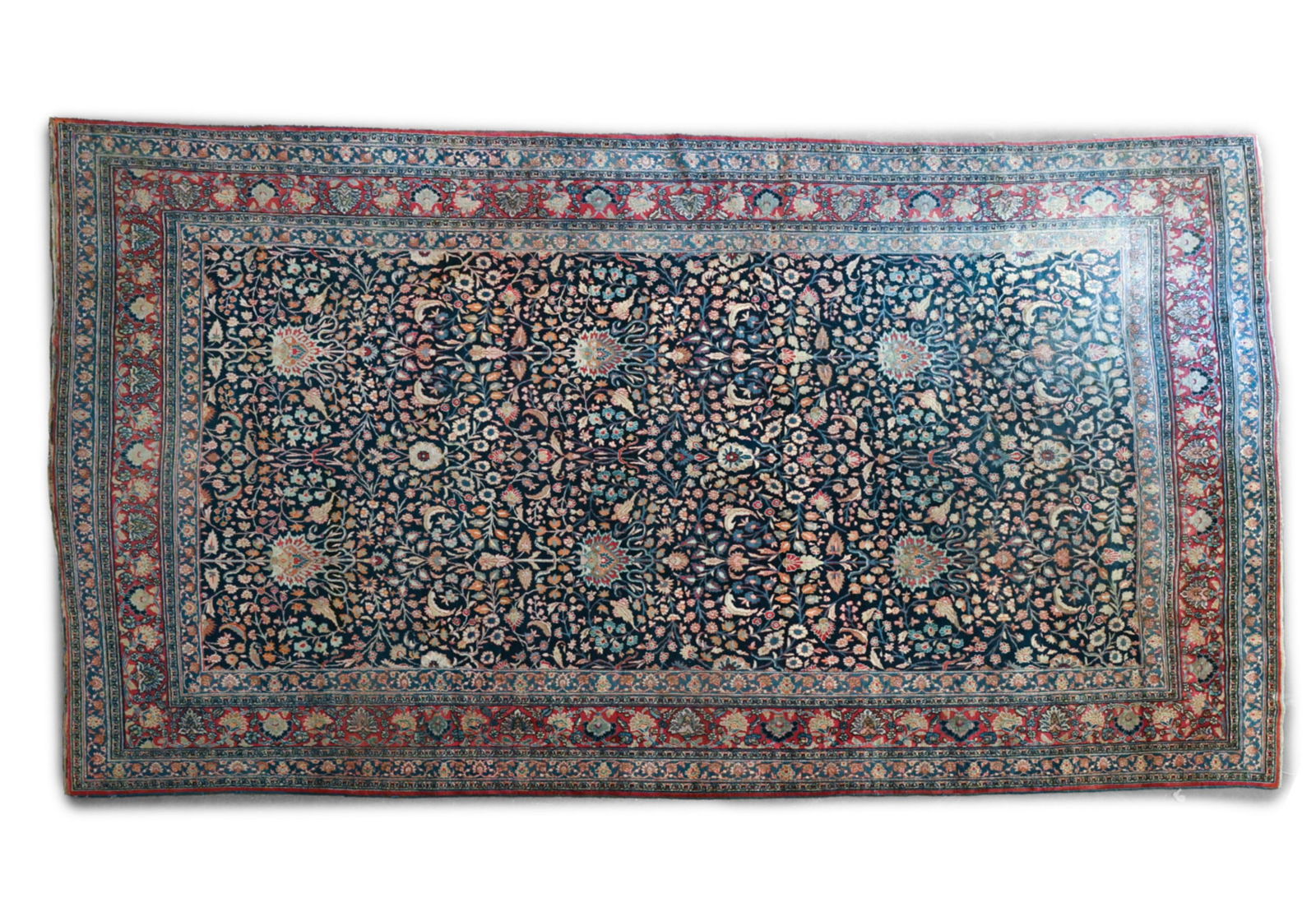 PERSIAN HAND-KNOTTED ROOM SIZE RUG (1 of 13)
