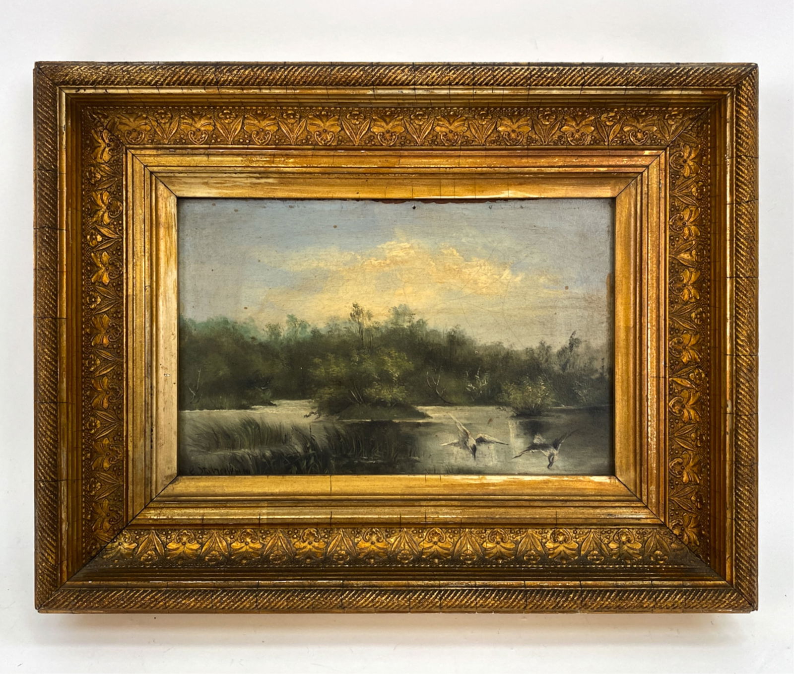 19TH CENTURY POND VIEW O/B (1 of 8)