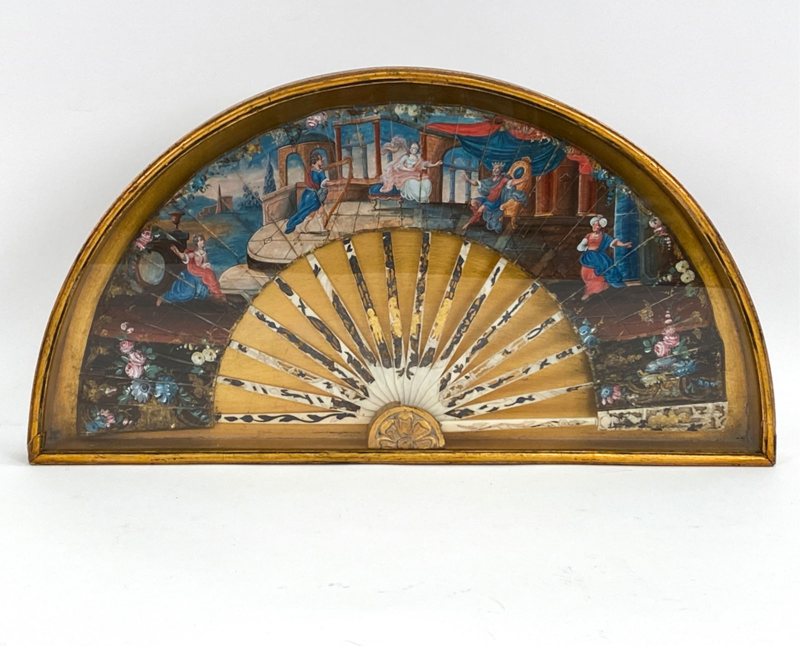 MID-18TH CENTURY FRENCH PAINTED FAN (1 of 7)