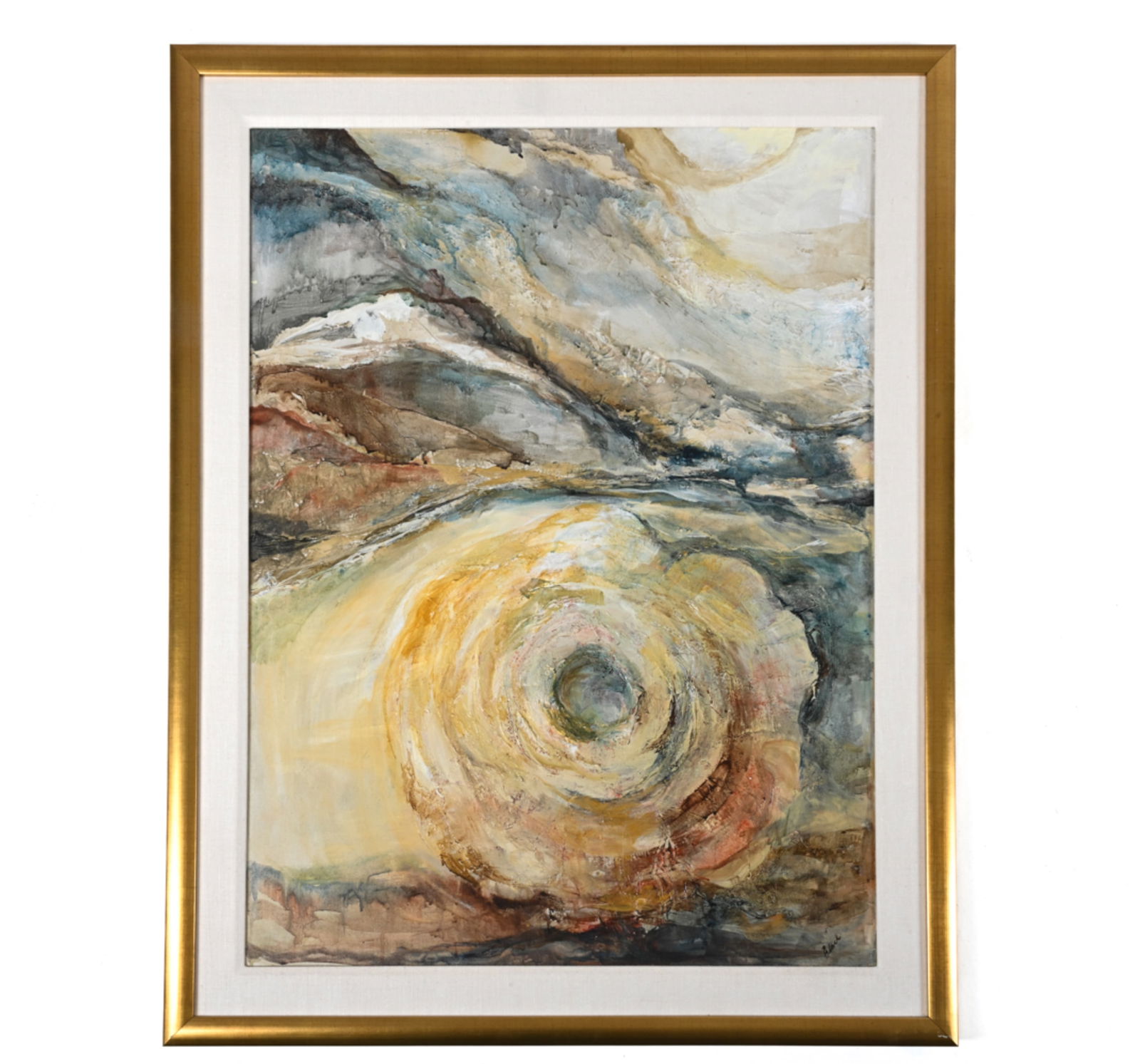 BEVERLY BLACK, POCONO MTS. (20TH C.) ABSTRACT O/C (1 of 9)