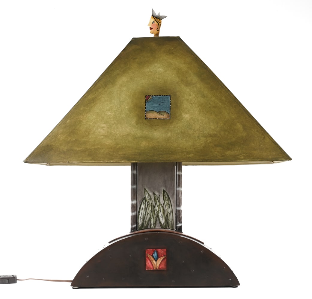 AVNER ZABARI POSTMODERN SCULPTURAL TABLE LAMP (1 of 18)