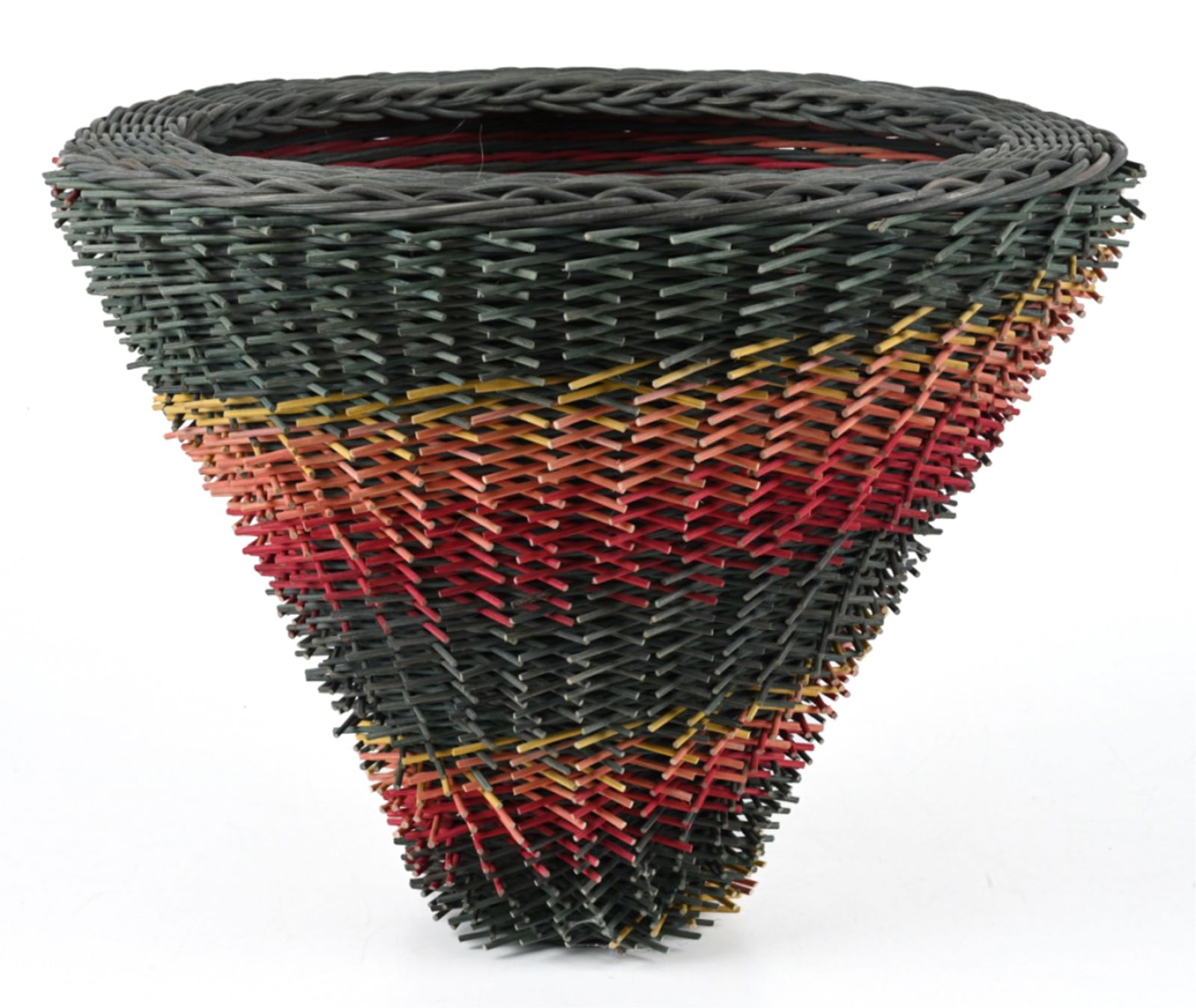 KARI LONNING HAND-WOVEN BASKET, 1997 (1 of 15)
