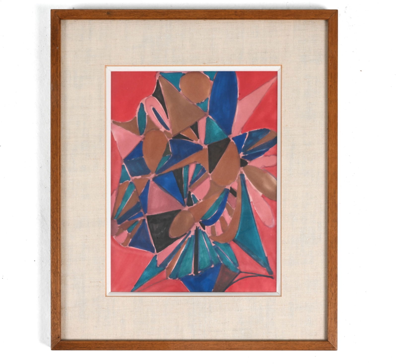 20TH C. ORIGINAL ABSTRACT WATERCOLOR (1 of 8)