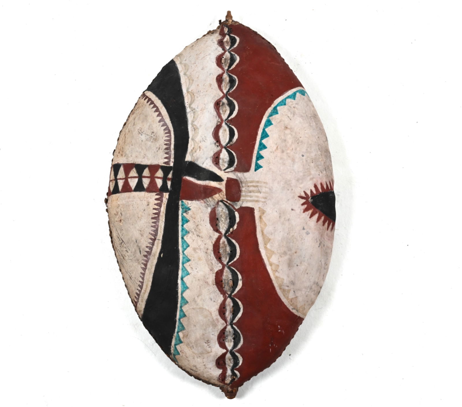 AFRICAN MAASAI TRIBAL WARRIOR SHIELD (1 of 16)