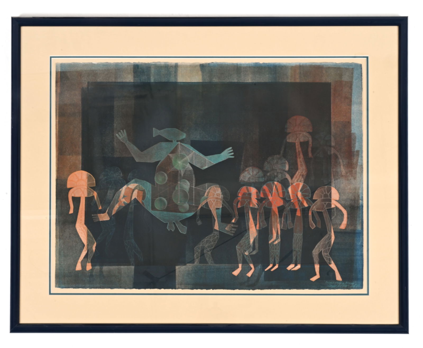 JAMES A. ROME (B. 1936) SIGNED MONOPRINT, 1980 (1 of 11)