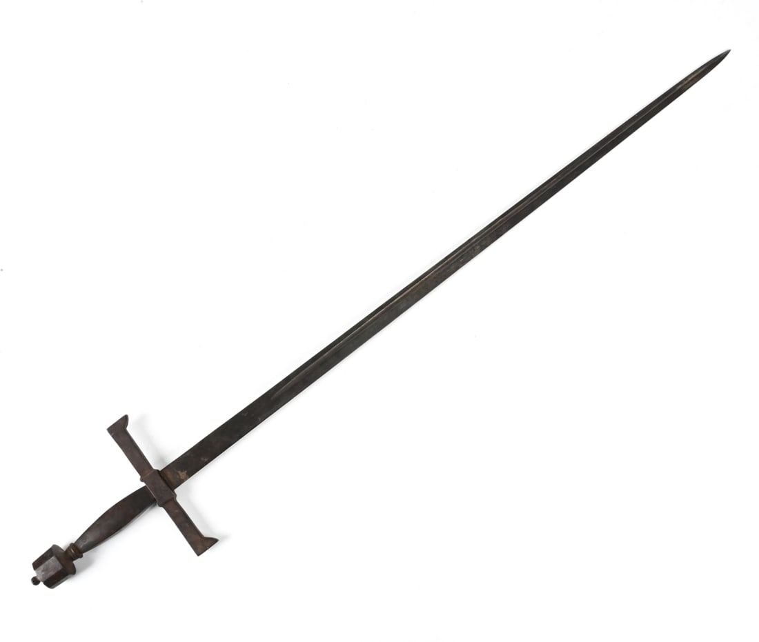 ANTIQUE IRON SWORD (1 of 8)
