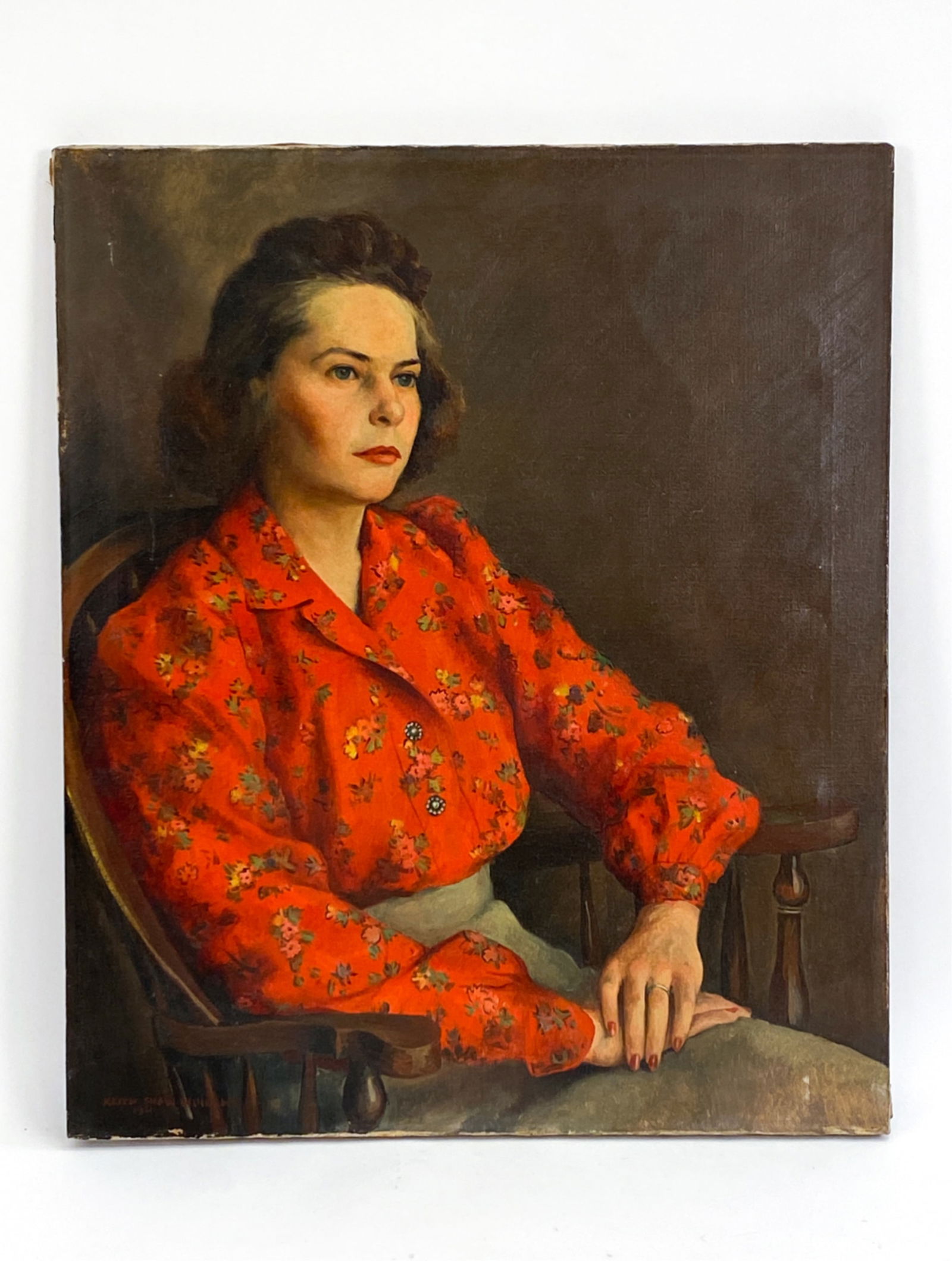 KEITH SHAW WILLIAMS (1906-1951) O/C PORTRAIT (1 of 5)