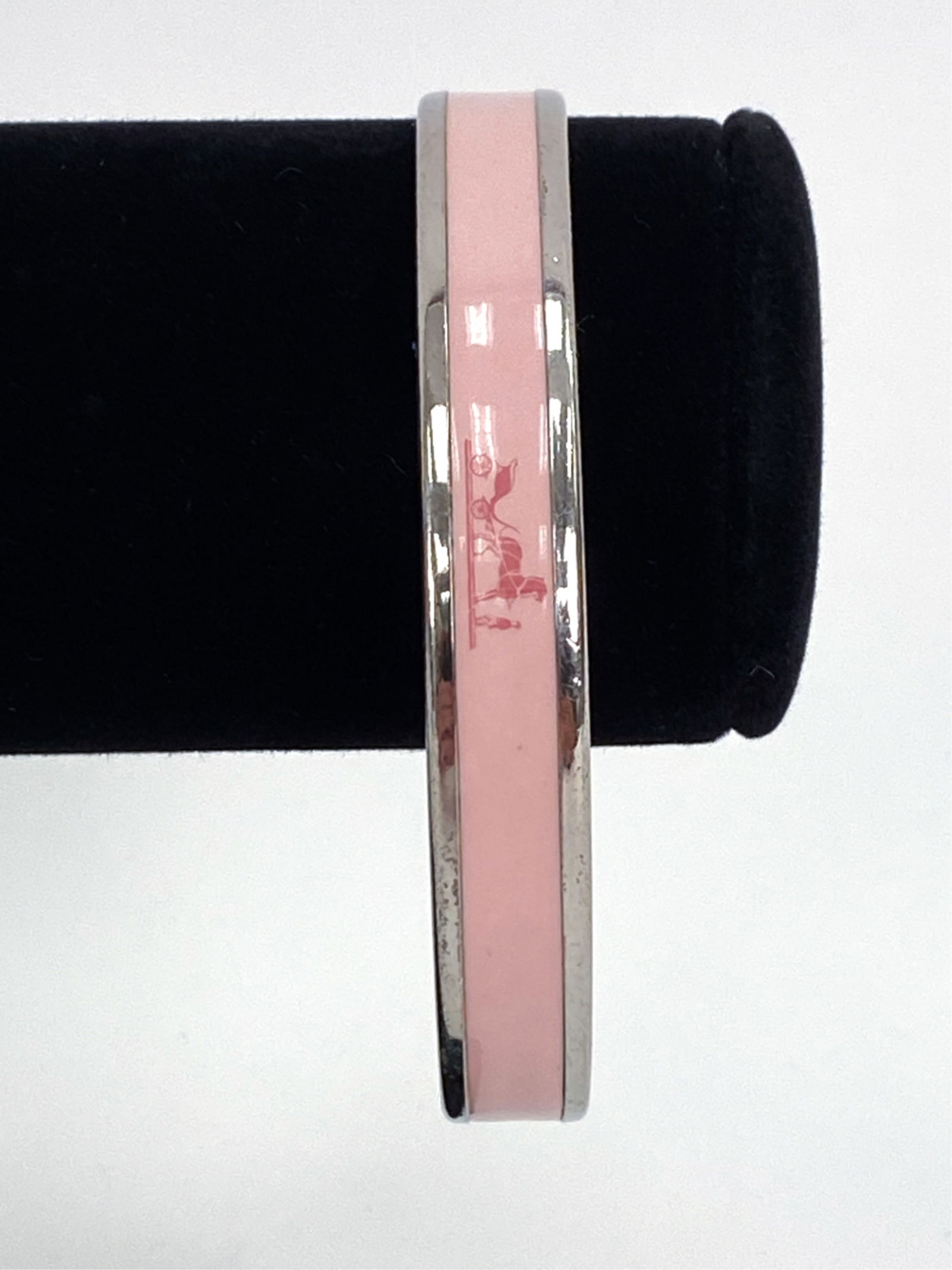 VINTAGE HERMES CALECHE ENAMEL BANGLE BRACELET (1 of 9)