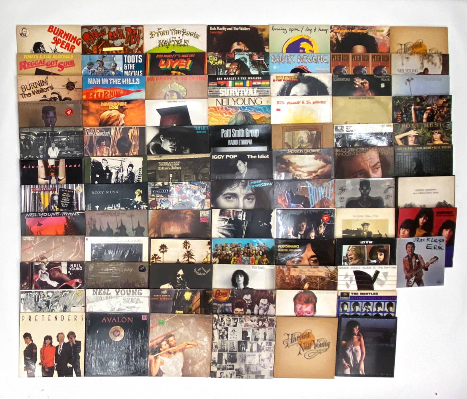 Grouping Of Vintage Vinyl Records Auction