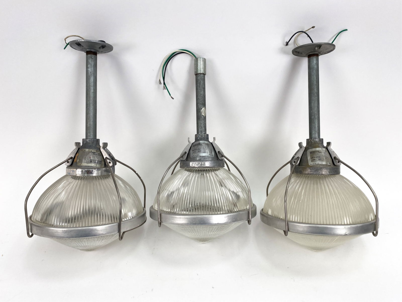 (3) HOLOPHANE PENDANT LIGHT FIXTURES (1 of 11)