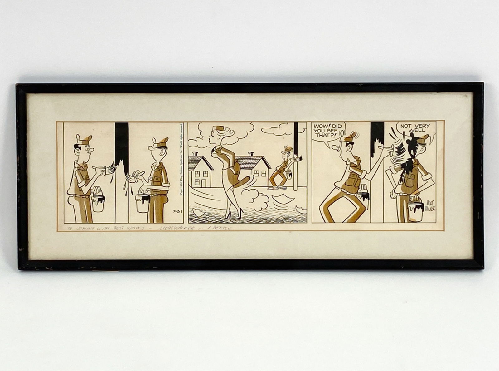 MORT WALKER (1923-2018) ORIGINAL BEETLE BAILEY (1 of 8)