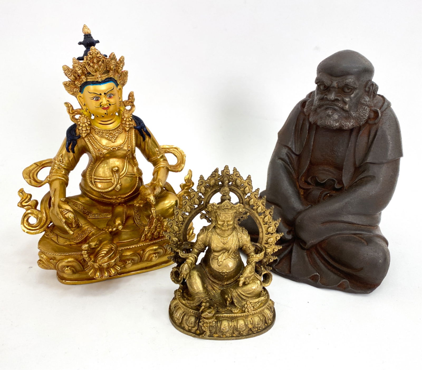 (3) CONTEMPOARY CAST METAL FIGURES (1 of 17)