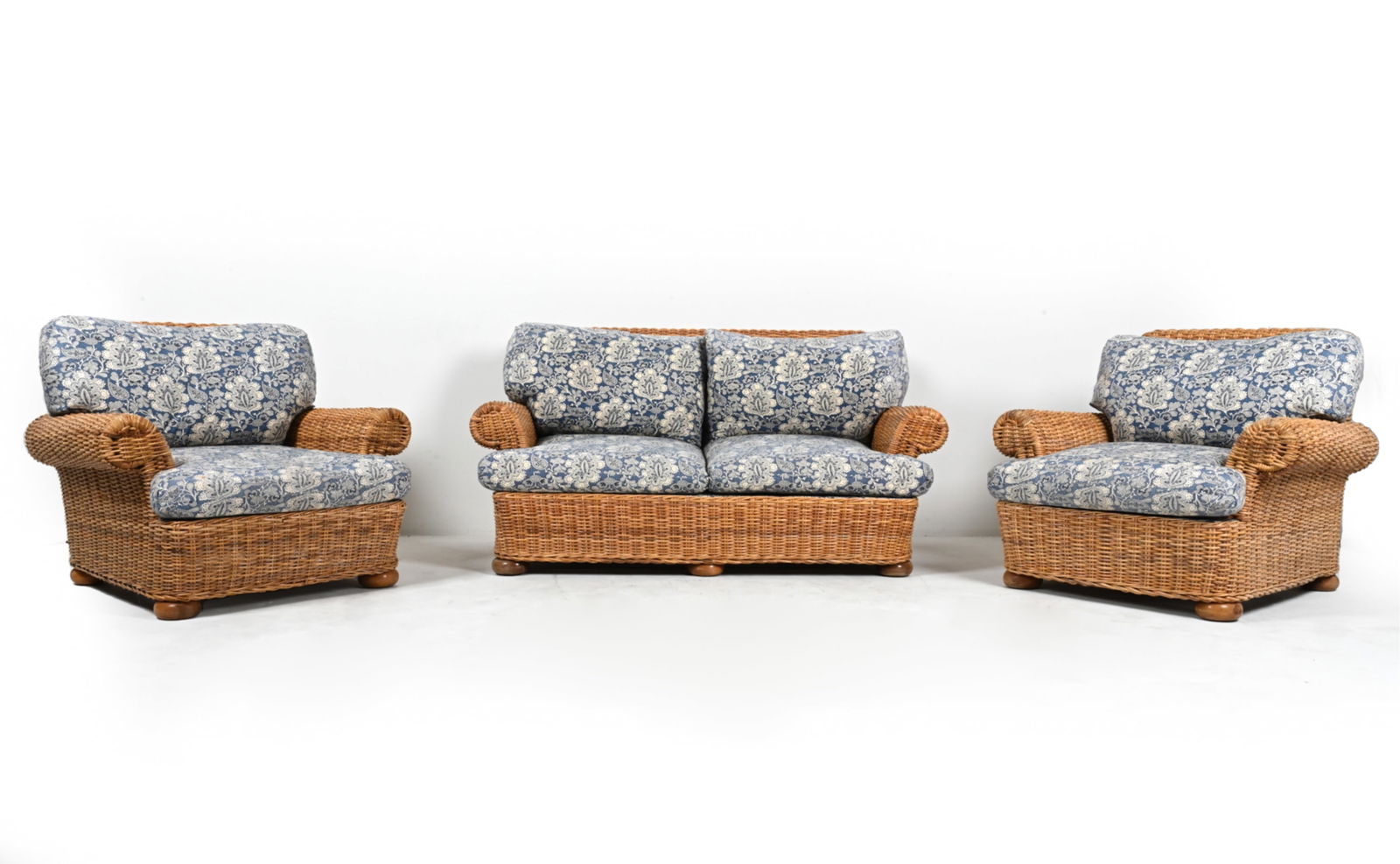 WICKER & RATTAN SEATING SUITE BY WALTERS WICKER (1 of 20)