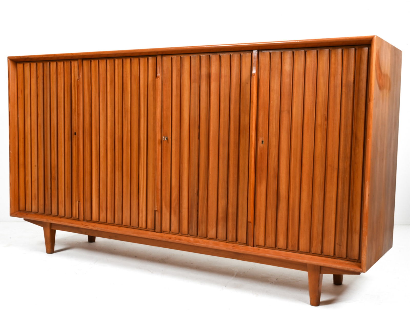 SCANDINAVIAN PINE HIGHBOARD CABINET, C. 1970'S (1 of 17)