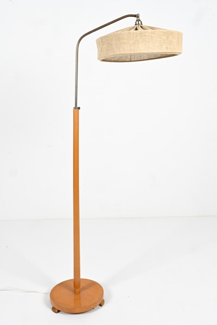 SWEDISH MODERN ARC-STYLE FLOOR LAMP, C. 1970'S (1 of 12)